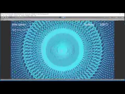 Bullet Hell/Shmup Engine Tech Demo - 10.000 bullets + player collision