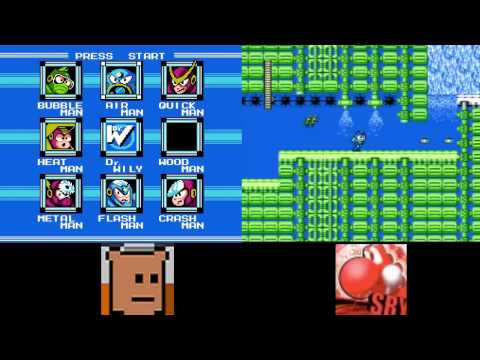 Let's Race Megaman 2 Blind: SassyRedYoshi vs Bear0fLove Part 1