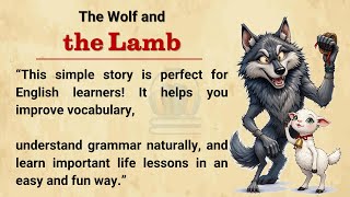The Wolf and the Lamb 🐺 || Graded Reader || Improve your English || Reading and Listening Practice