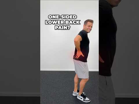 How To Fix One-Sided Lower Back Pain (Stretches and Exercises)