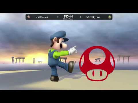 FD11 Singles Losers Finals - eM|Elegant (Luigi) vs NME|Tyrant (Sheik/Rosalina)