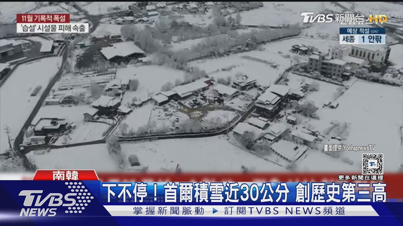 破紀錄！首爾積雪近30公分　陸旅客滯留機場38hr