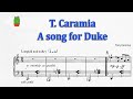 A Song For Duke - Tony Caramia. For the youngest pianists.