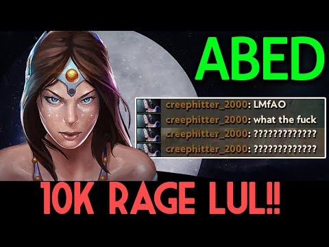 ABED Dota 2 [Mirana] When 10k Rage LUL!