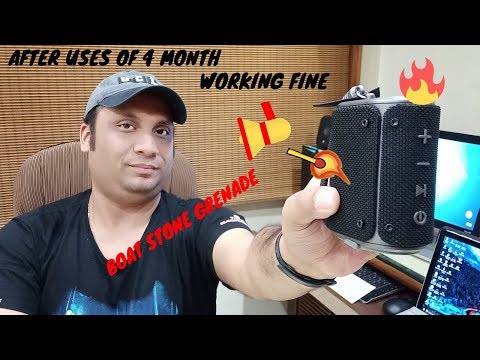 boAt Stone Grenade After Uses Of 4 Month Working Fine Great Sound : FULL REVIEW includes SOUND TEST