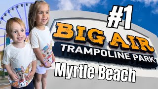 FUN THINGS TO DO IN MYRTLE BEACH, SC: Best Trampoline Park, BIG AIR Review, Family Friendly Activity