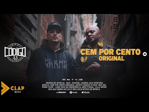 Pateta código 43 Cem Por Cento Original  Feat Cris SNJ ( Video Clipe )