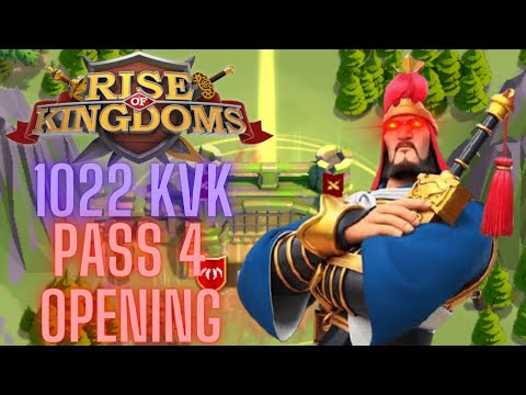 1022 PASS 4 OPENING! Heroic Anthem KvK | Rise of Kingdoms