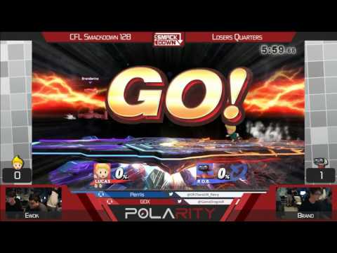 CFL Smackdown 128 WiiU - Ewok (Lucas) vs Brand (ROB) - Losers Quarters
