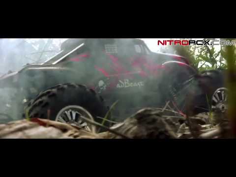 Exceed RC 1/8 MadBeast Remote Control Monster Truck in Action - Brushless and Nitro Gas Available