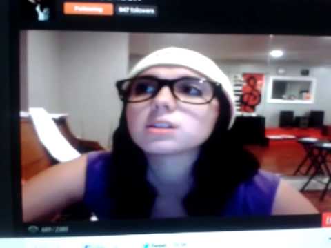 Jillian Jensen - ustream live chat on october 19th- part 2