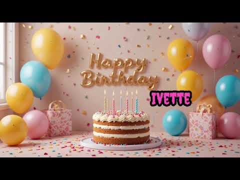 Ivette happy birthday to you #happybirthdaysong #cake #happybirthday #birthday #birthdaymusic