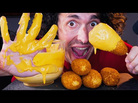 ASMR CHEESY CORN DOGS MUKBANG! *keine sprechenden Essgeräusche* nomnomsammieboy