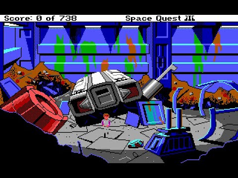 Space Quest III: The Pirates of Pestulon (PC/DOS) 1989, Sierra On Line