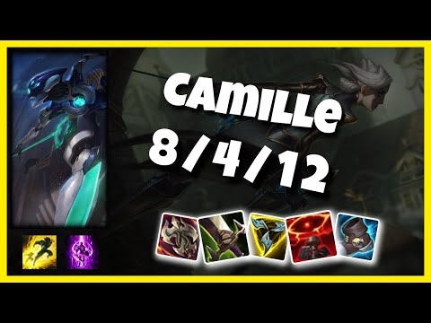 Camille vs Zac EU Challenger TOP (8/4/12) Gameplay Replay - Patch 10.23
