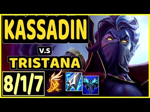 KASSADIN vs TRISTANA - 8/1/7 KDA MID GAMEPLAY - EUW Ranked MASTER