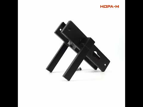 Миниатюра изображения товара Ручка дверная Нора-М 709К-55мм (черный)