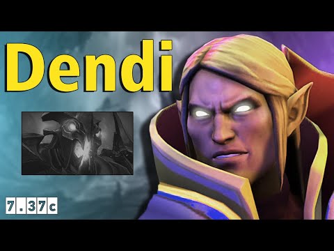 Dendi Invoker mid gameplay | 7.37c Dota 2