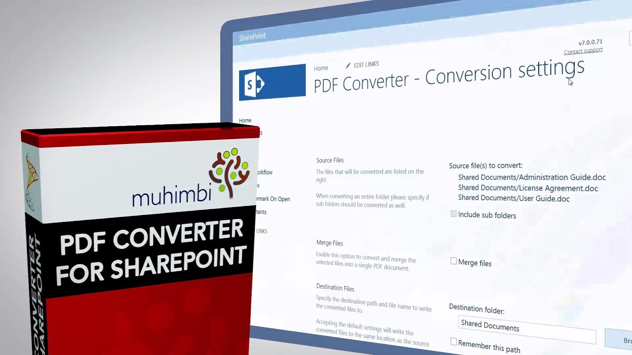 A brief introduction to the PDF Converter for SharePoint on-premise (Video)