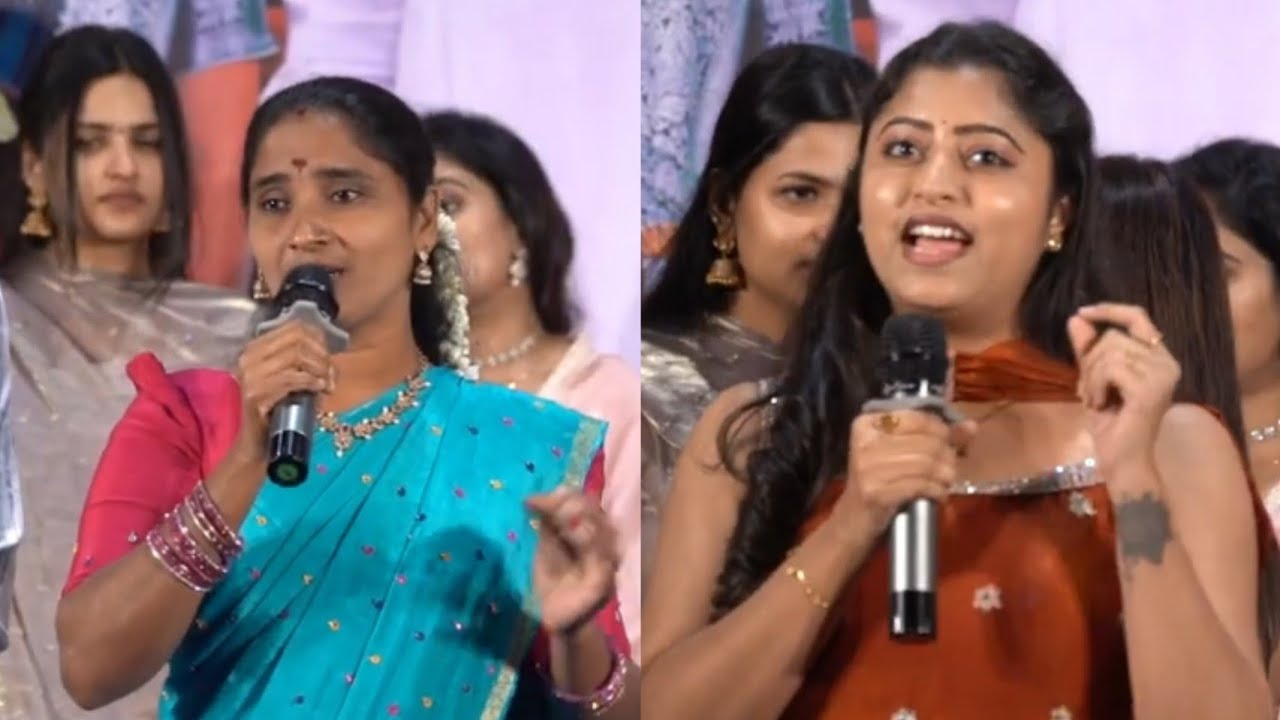 producer Komali MahenderThotte speech&hasini speech at VenkatramaiahGaritalukaMovieTeaserLaunchEvent