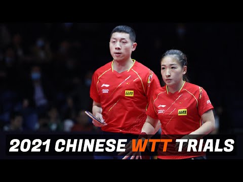 Xu Xin/Liu Shiwen vs Zhou Kai/He Zhuojia | 2021 Chinese WTT Trials and Olympic Simulation (Group)