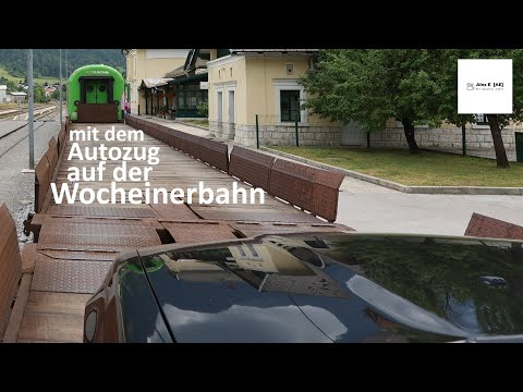 Mit dem Autozug auf der Wocheinerbahn | Bohinjska Bistrica -  Most na Soci | Sommerreise 2025