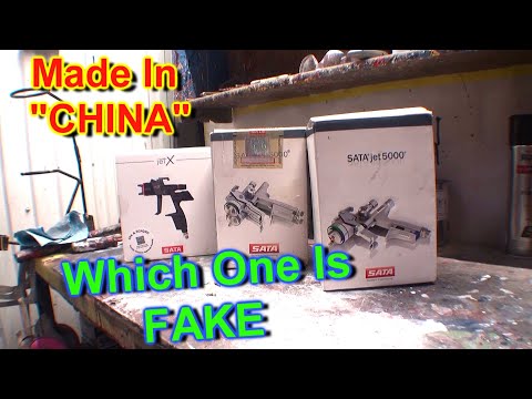 Sata Jet X Spray Gun Review - FAKE MADE IN CHINA JUNK