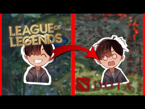 League of Legends player tries every Dota 2 Hero - PT 1