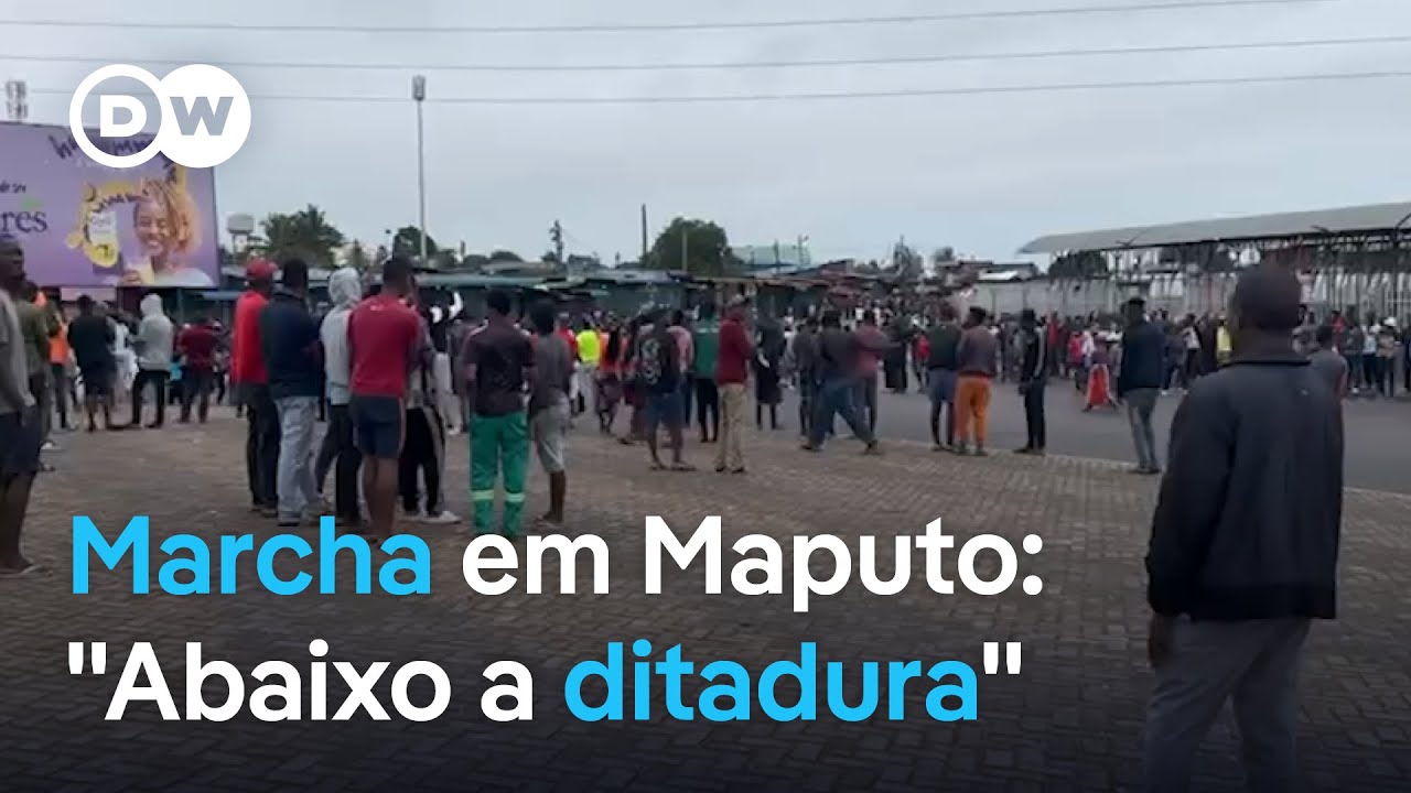 Protestos em Maputo: “Abaixo a ditadura”, exigem manifestantes