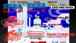 SEGA Fantasy Zone : Hot Snow(Rd.5) Mashup Remix ost "ステージ5 Hot Snow 同時再生"