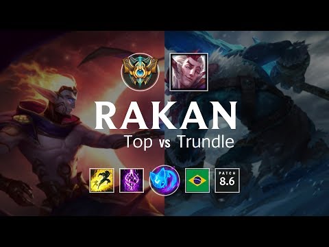 Rakan Top vs Trundle - BR Challenger Patch 8.6