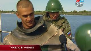 Под Волгоградом военные восстанавливали разрушенный «врагами» мост