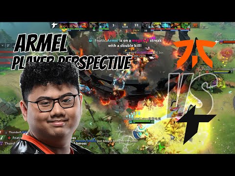 Fnatic Armel [Storm Spirit] Destroy Team Thunder Awaken | Player perspective | ESL One Stockholm