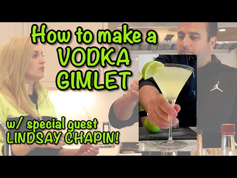 How to make a VODKA GIMLET