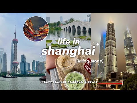 life in shanghai 🐉🌷mid autumn festival, cafe hopping, exploring the city ⊹ ࣪ ˖