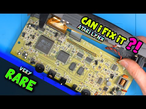 Nobody could fix it... Can I Repair This RARE Atari Lynx II (VSLI Mikey)?