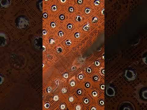 Restoring pins on Apple A14 processor by Maxim Antropov with Nikon smz-u + plapo 1.2x 60mm