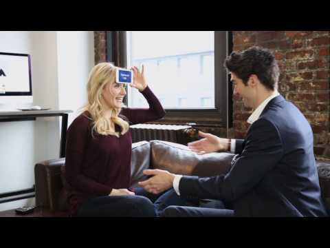 Drew Gehling and Betsy Wolfe play Heads Up: Waitress Edition!
