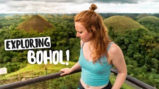 EPIC Tour of BOHOL ISLAND! Chocolate Hills, Pangas Waterfall and Mahogany Forest! (Philippines)