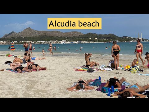 Alcudia Beach & Platja de Muro Mallorca Walking tour 2021 | Palma de Mallorca | Spainish Beach
