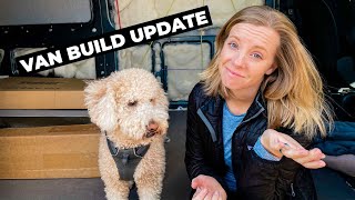 IS OUR VAN EVER GOING TO BE DONE? | Van life van build update