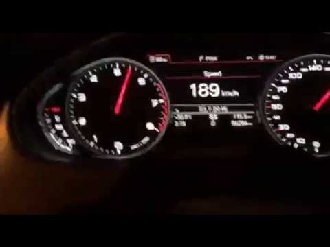 Audi A8 W12 6.3 500 PS 0-190 km/h ACCELERATION