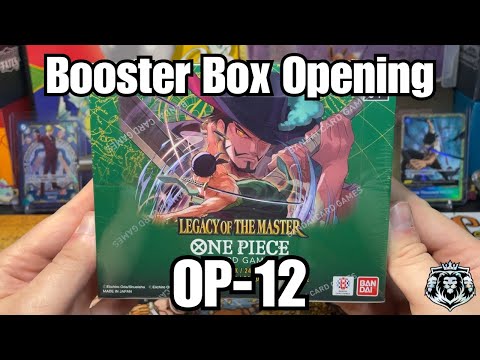 Opening a Legacy Of The Master (OP-12) One Piece Booster Box!