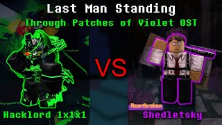 New Hacklord 1x1x1 VS Shedletsky Last Man Standing - (Roblox New Slasher Update Forsaken Gameplay)