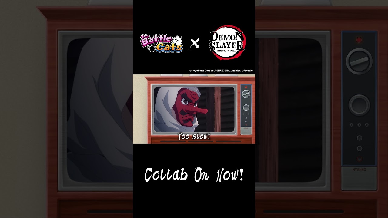 "You're too slow!" - #TheBattleCats x #DemonSlayer: Kimetsu no Yaiba Collab Promo