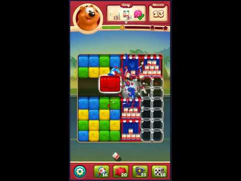 Toon Blast Level 1627 - NO BOOSTERS 🐻🐺🐱 | SKILLGAMING ✔️