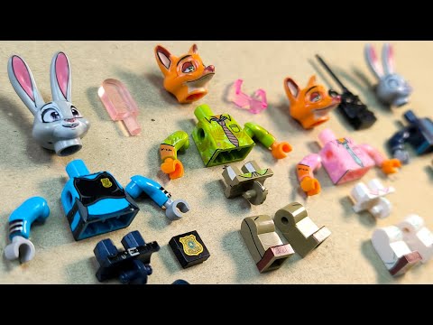 lego Zootopia | nick | judy | minifigures lego unofficial 