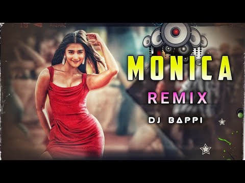 Monica - Remix | Dj Bappi | Love You Monica | Coolie Movie Song | Pooja Hegde