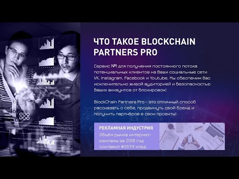 BLOCKCHAIN PARTNERS PRO   Заработок без вложений   Инвестиции без скама