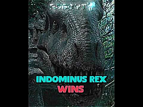 INDOMINUS REX VS THE JURASSIC FRANCHISE! 🥶 #shorts #fyp #jurassicworld #jurassicpark